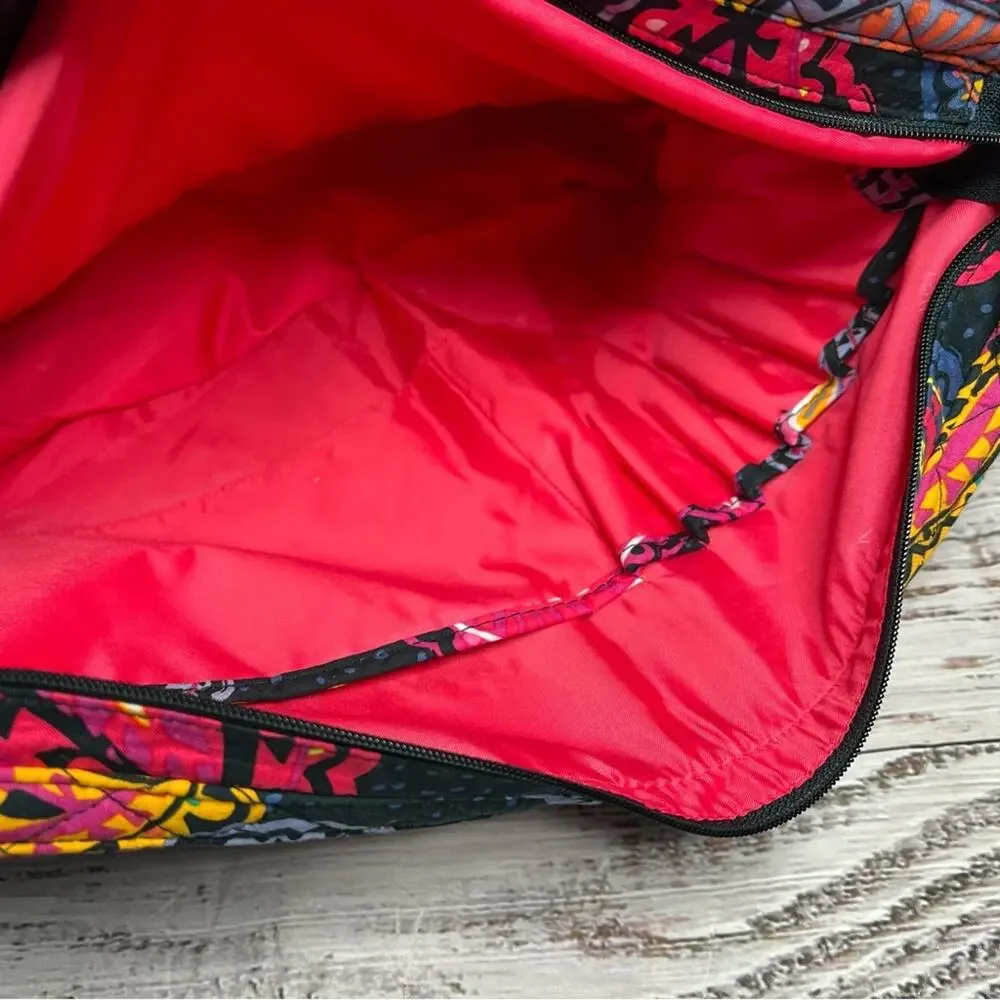 Vera Bradley Essential Messenger Bag‎ in Twilight Paisley Laptop Bag EUC